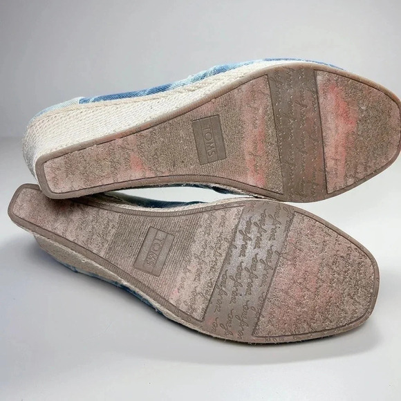 Toms  Tie Dye Denim Espadrille - Picture 7 of 8